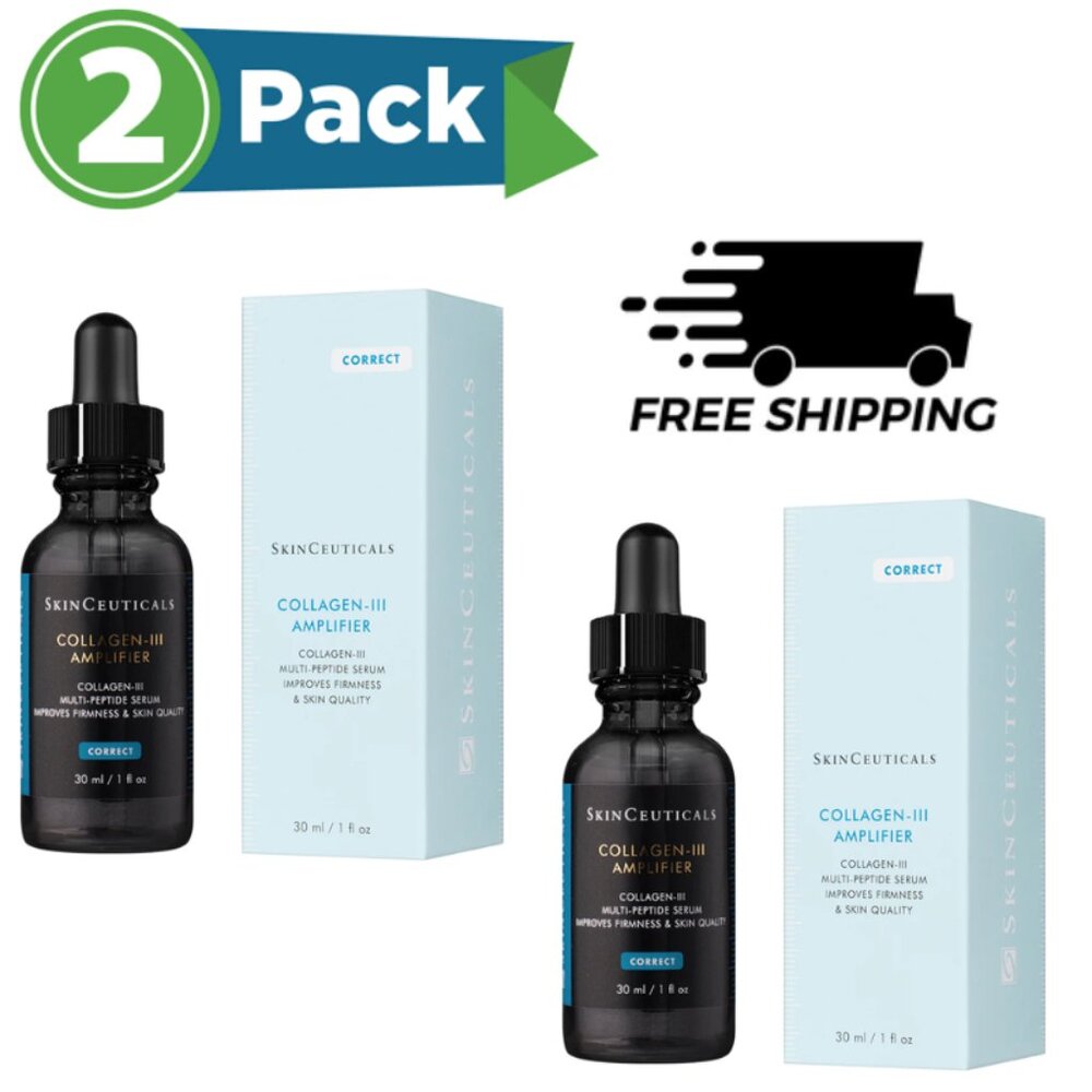 SkinCeuticals Collagen III Amplifier 1oz x2 Anti-Aging Firming Serum Duo Pack